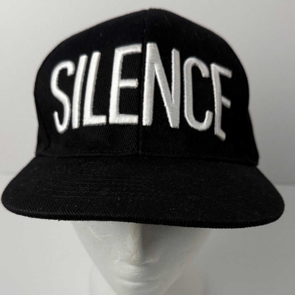 Aldo Black Cap with White Embroidery